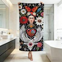 Emotional F-Frida KahloS Towel Five-Star Hotel Quality Eco-Friendly Ultra Soft Thick Towels & Beach Towels 75X150cm