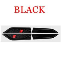 New 2pcs Car Logo Badge Side Fender Wing Decoration Sticker Auto Styling Modified Accessories For T ABT S5 RS5 SLINE TT A4 A5 A6