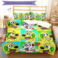 3pcs Tyler & Snowi pattern bedding set duvet cover set includes duvet cover &pillowcases,perfect all season bedroom decoration&gift 140cmx200cm