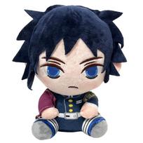 7Pcs Demon Slayer 20Cm Plush Doll Tanjirou Nezuko Zenitsu Anime Movie Stuffed Toy Kimetsu No Yaiba Game Plushie Figure Kids Gift