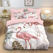 3D Flamingo Duvet Cover and Pillowcase, Cute Bedding Set 2/3pcs, Teen and Adult Bedroom Decor, Gift for Boys and Girls 100×135cm