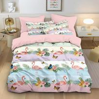 3D Flamingo Duvet Cover and Pillowcase, Cute Bedding Set 2/3pcs, Teen and Adult Bedroom Decor, Gift for Boys and Girls 140×200cm
