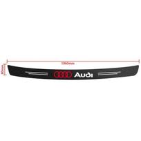 Q6 1Pcs Carbon Fiber Car Rear Bumper Trunk Guard Protected Sticker For a6 Sline A2 A3 A4 A5 A6 A7 A8 8P B6 B7 Q3 Q5 Q7