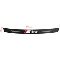 Car Tail trunk Rear Bumper Protector Carbon fiber Sticker For q2 Sline TT A1 A2 A3 A4 A5 A6 A7 A8 8P B6 B7 Q3 Q5 Q7 Car Goods