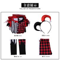 Halloween cross cos costume horror resentment horror clown cosplay two-dimensional animation character C costume women M black