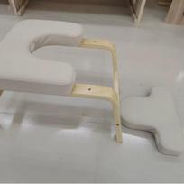 Wooden Yoga Headstand Bench Wood Stand Inversion Chair for Relieve Fatigue and Shape Body Yoga Inverted Stool with PU Pad