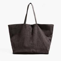 Plush Faux Suede Tote Bag - Large Capacity Autumn/Winter 2026 Women's Underarm Handbag pilka