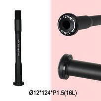 M12 Bicycle Thru Axle High Strength Bike Thru Axle Skewers  Frame Fork Hub Replacement 12*124 (Pitch 1.5)