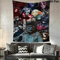 Slipknot Band Wall Tapestry Tapestry Fashion Print Wallmounted Wall Decoration Wall Covering Decoration Background Wall Hanging Cloth 150cm x 200cm
