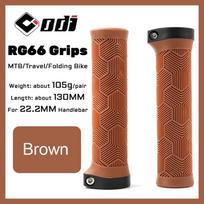 ODI Bike Grip Rubber Soft Bicycle Handlebar Grips Non-slip MTB Grips Waterproof MTB Cuffs Lock on Bike Handle Mountain Bike Grip 5 Model1-Brown