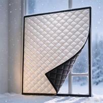 Winter Windproof Thermal Roller=Blind For Living Room Soundproof Insulated Window Curtain Thermal Insulated Keep Warm Curtain Window Screen 80x100cm