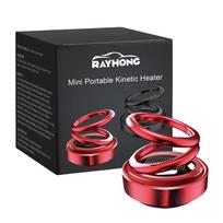 Portable Kinetic Mini Heater Air Purifier Diffuser Solar Double Ring Rotating Kinetic Molecular Heater Fragrance Diffuser
