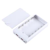 HAWEEL DIY 6 X 18650 Battery 24W Fast Charge Power Bank Box Case with Display, Not Include Battery