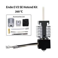 Creality Ender 3 V3 SE Hotend Kit Titanium Alloy Throat Bimetal Heatbreak 24V 40W J-head Ender-3 V3 SE Heating Block Kit