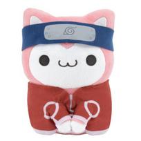 Bandai Namco Nui NARUTO Chibi Plushie x MEGA CAT PROJECT Nyaruto Haruno Sakura 2593215 Size: Sitting approx. H155mm