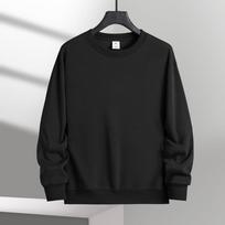 Vyriški laisvalaikio vienspalviai megztiniai apvaliu kaklu Klasikiniai megztiniai Megztiniai Streetwear ilgomis rankovėmis madingi standartiniai marškinėliai XXL white