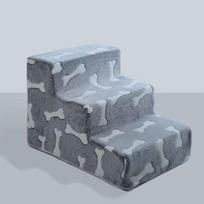 Detachable Washable Pet Bedside Stairs for Small Dogs and Cats gray