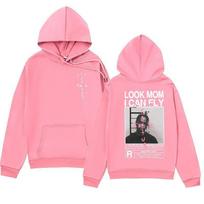Cross-Border Trendy Men's Hooded Fleece Sweatshirt by Jack XL pink