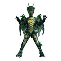 Helovino kostiumas cosplay dinozauro kostiumas kostiumas kostiumas, šventės vakarėlio dinozauro kostiumas pasirodymo kostiumas L black