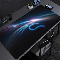 90x40 Black Large Mousepad Kali Linux Logo Gaming Accessories Mouse Pad Carpet Non-Slip Laptop Notebook Mousepad Office Deskmat 60x30cm