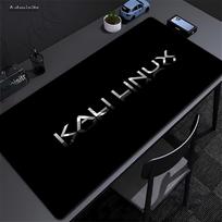 90x40 Black Large Mousepad Kali Linux Logo Gaming Accessories Mouse Pad Carpet Non-Slip Laptop Notebook Mousepad Office Deskmat 60x30cm