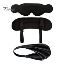 Ergonomic Travel Pillow Set 3-in-1 Sleep Mask Set, Blackout Eye Cover with Neck & Relaxation Kit Arm Support, Portable Rest for Airplane Train Office C