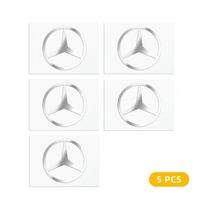 2/5/10 vnt. 3D metalinis automobilio emblemos lipdukas Dekoratyvinis ženklelis Decal Interjero stilius Mercedes benz A B R G klasėms GLK GLA w204 W251 W463