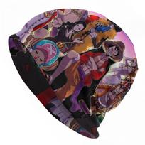 One Piece Bonnet Hats Autumn Winter Outdoor Skullies Beanies Hats Luffy Anime  Unisex Summer Thermal Elastic Caps One Size gray