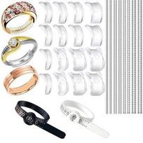 15/26Pcs Silicone Ring Guards for Loose Rings Transparent Ring Tighteners Ring Spacers  Unisex 26 pcs