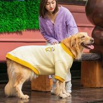 Big Dog Clothes Medium Dog Large Dog Golden Retriever Border Shepherd Autumn and Winter Warm Husky Two-legged Clothing Pet Dog Clothing 6xl (recommended weight 20-25kg )