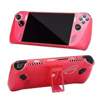 Shockproof Protective Case PC Transparent Handheld Console Shell Full Coverage with Kickstand Back Cover for Asus ROG Ally