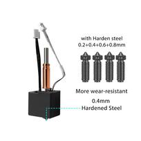 For Anycubic Kobra 3 V2 Upgrade Hotend Kobra 3 V2 Combo Nozzle 0.2 0.4 0.6 0.8 Hiqh Quality Kobra 3 V2 Print Head 3d Parts