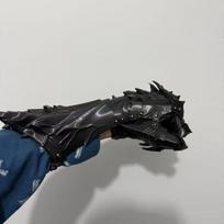3D Spausdintas Plastikinis Riterio Rankos Šarvas Ilgos Pirštinės Gotikinės Vintažinės Punk Rankos Mecha Sci-fi Mechaninės Cosplay Kostiumas Right Hand