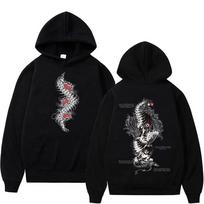 Anime Tokyo Ghoul Kaneki Ken Centipede Graphic Hoodie Men Women Fleece Cotton Sweatshirt Male Casual Oversized Hooded Pullover S juoda