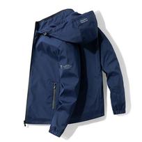 Mens Plus Size Fleece Lined Windproof Jacket Outdoor Hiking Workwear 5XL black