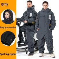 Winter Cold-Proof Motorcycle Suit Windproof Warm Motorcycle Cross-country Jacket Equipment Men's and Women's Ski Fishing Suit L