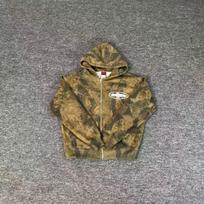 Corteiz Alcatraz Leaf Camo Hooded Sweatshirt Loose Fleece Streetwear All S