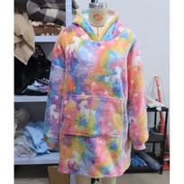 Glow-in-the-dark Star Flannel Fleece Hooded Loungewear Set Couples Thick Warm Homewear Adult gray