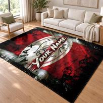 AFC Ajax Custom Name Personalized Rug Non‑Slip Doormat Floor Carpet Housewarming Birthday Gift for Family Friends 80cmx120cm