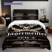 Jgermeister Unique Herbal Liqueur Blend Bedding 1 Duvet Cover 2 Pillowcase Without Core Soft And Comfortable Bedding Set 140x200cm