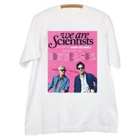We Are Scientists Band Eu UK Tour T Shirt Full M pink