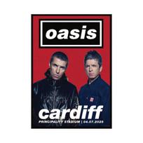 Oasis Live '25 Cardiff Event Lithographic Poster ONE SIZE įvairiaspalvis
