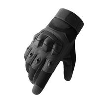 Men's Tactical Long Finger Touchscreen Gloves - Anti-slip, Wear-resistant, Protective Padding for Outdoor, Military, Cycling, and Combat Use. XL