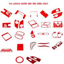 For LEXUS IS250 300 350 2006-2012 Car Accessories Interior Carbon Fiber Start Circle TRC Switch Wait Red Stickers Type 16