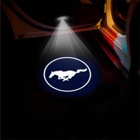 1/2pcs LED Car Logo Door Welcome Light Projector Lamp Accessories For Ford Mustang Kuga Focus Fiesta Fusion Edge Ranger valve knsh65