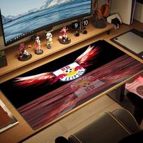 RB Leipzig Color Mouse Pad Large Gaming Table Cushion Non-slip Laptop Tablet Big Mousepad XXL Mat Mini PC Playmat With Lock edge 30cmx60cm(11.8x23.6inch) brown