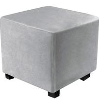 Ottomanų uždangalas Elastingas aksominis pufų uždangalas 360 laipsnių apsauga Sofa kojų atrama Užvalkalas svetainei Visapusiškas kvadratinis Large