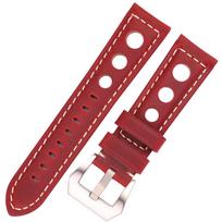 Karvės odos natūralios odos laikrodžio dirželis 20mm 22mm 24mm Unisex Aliejaus vaško madingas dirželis su sagtimi Laikrodžio dirželiai 24mm brown