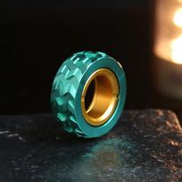 Padangos Haptinis Žiedas Mechaninis Fidget Ratchet Žiedas EDC Žaislai Aliuminio Lydinio Piršto Galo Metalo Padangos Žaislai Streso Suktuklis Fidget Žaislai blue