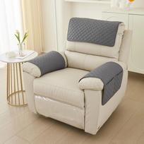 Sofa porankio rankšluosčių rinkinys, 3 vnt., su kišenėle, sofos, kėdės pagalvėlėms, galvos atramoms ir porankiams, patogus, minkštas audinys, namų dekoras Single seat